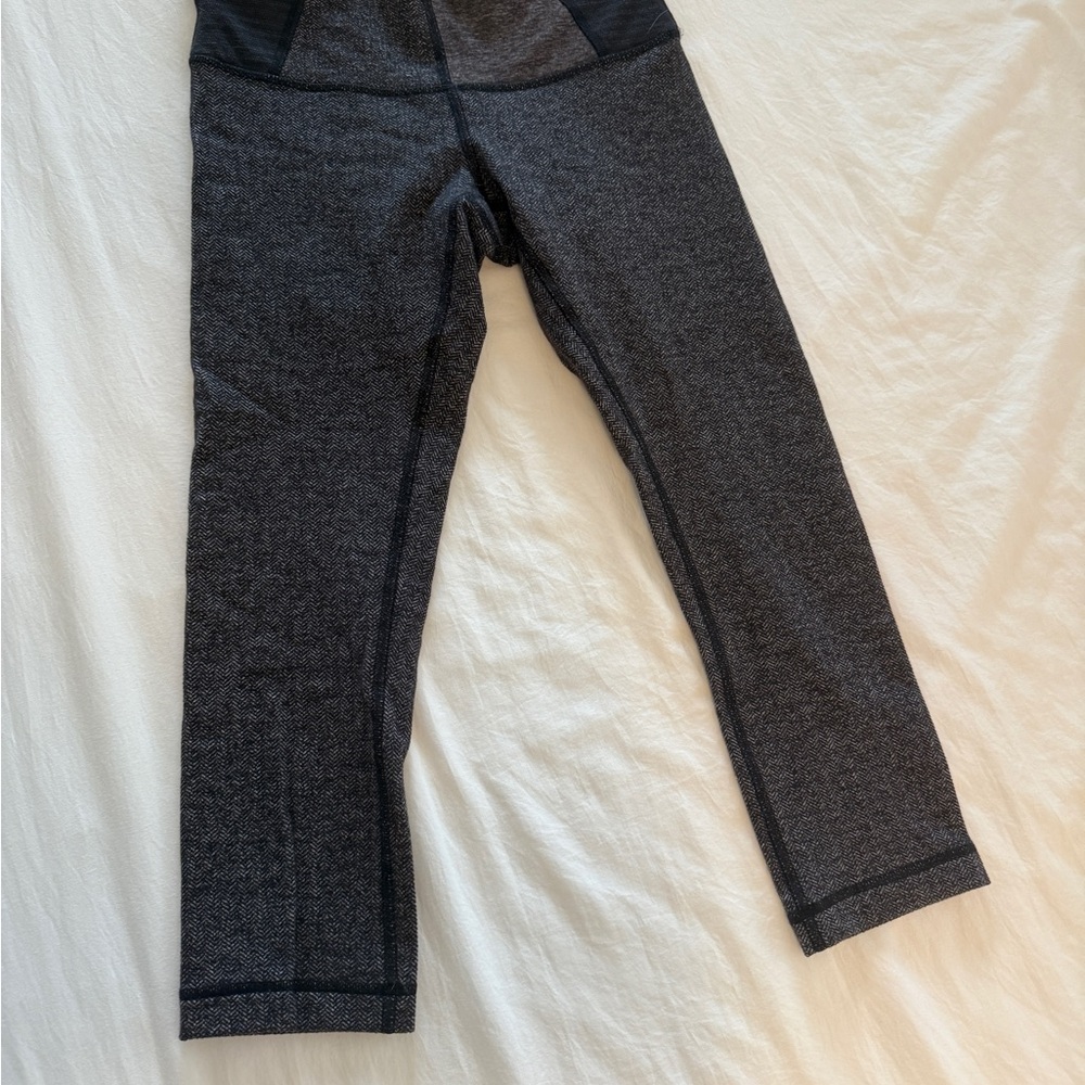 Lululemon wunder under crop leggings